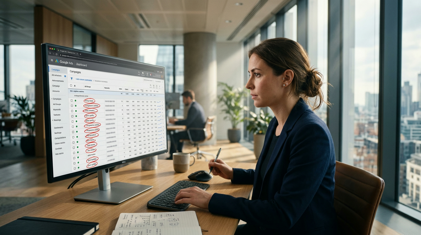 Auditoría de google ads: detecta fugas y optimiza