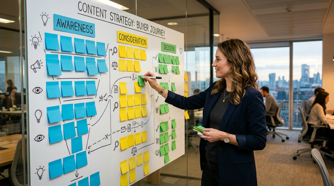 Cómo mapear contenidos de inbound marketing al viaje del comprador