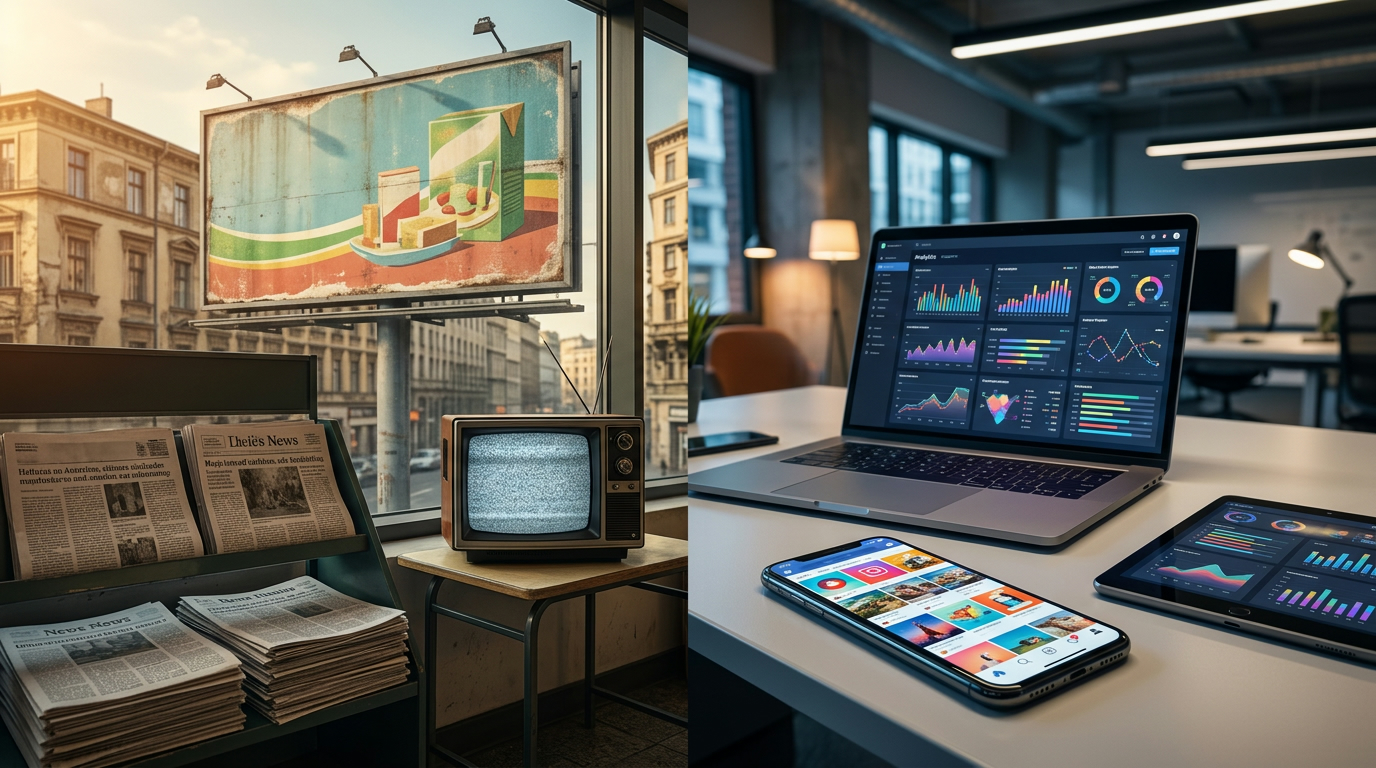 Marketing digital vs. Publicidad tradicional: guía comparativa